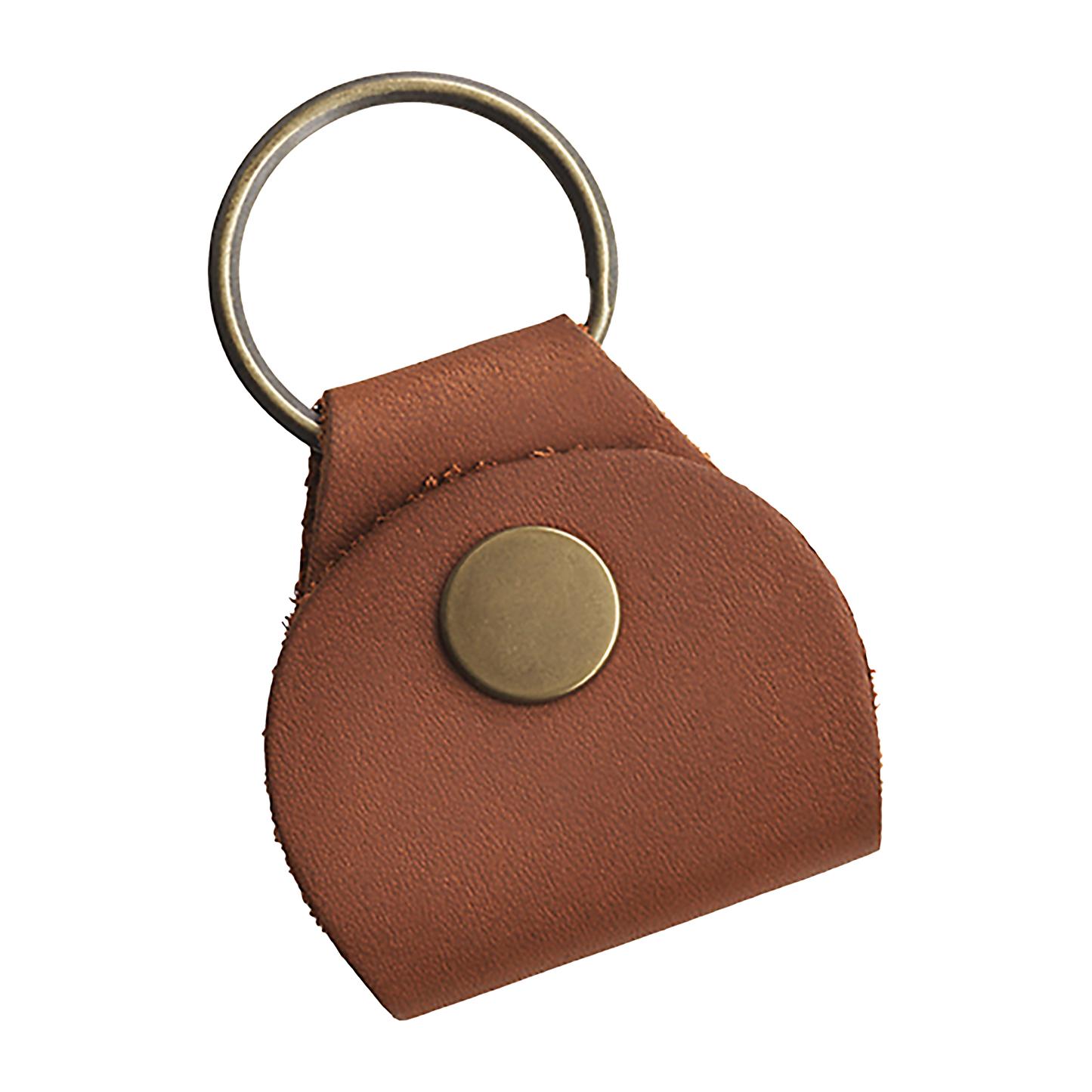 Gibson Premium Leather Pickholder Keychain, Brown Keychain Gibson