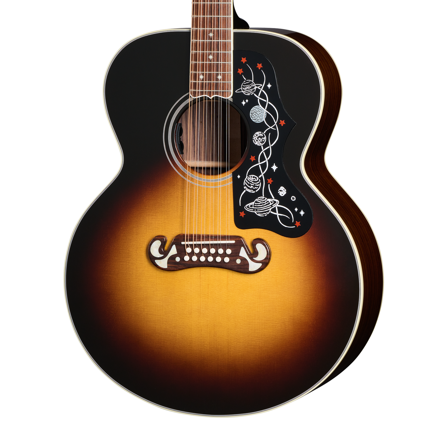 Gibson Custom Brian May SJ-200 12-String, Vintage Sunburst Acoustic Guitar Gibson Custom