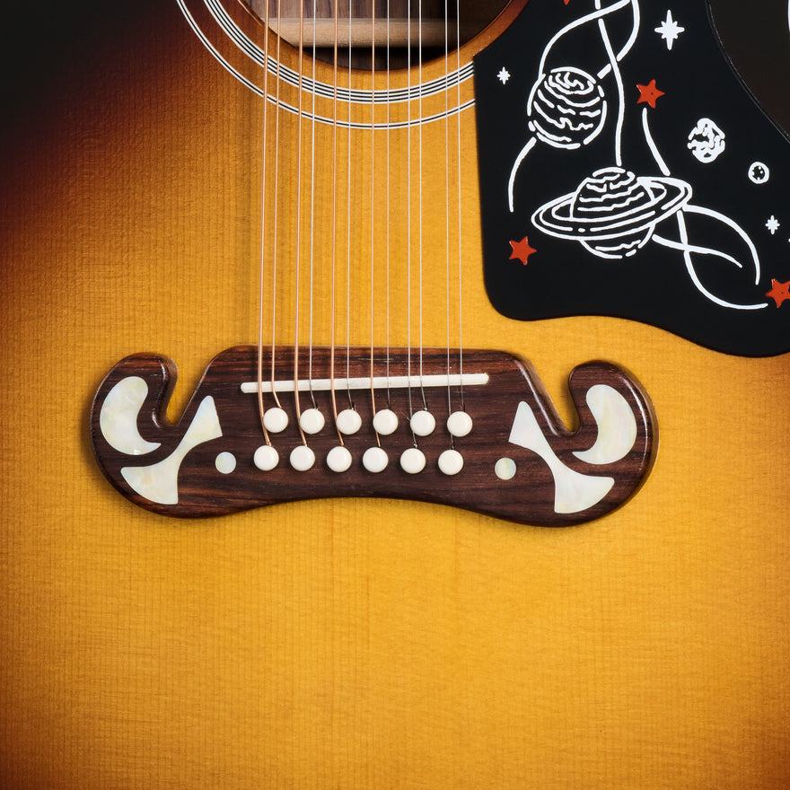 Gibson Custom Brian May SJ-200 12-String, Vintage Sunburst Acoustic Guitar Gibson Custom