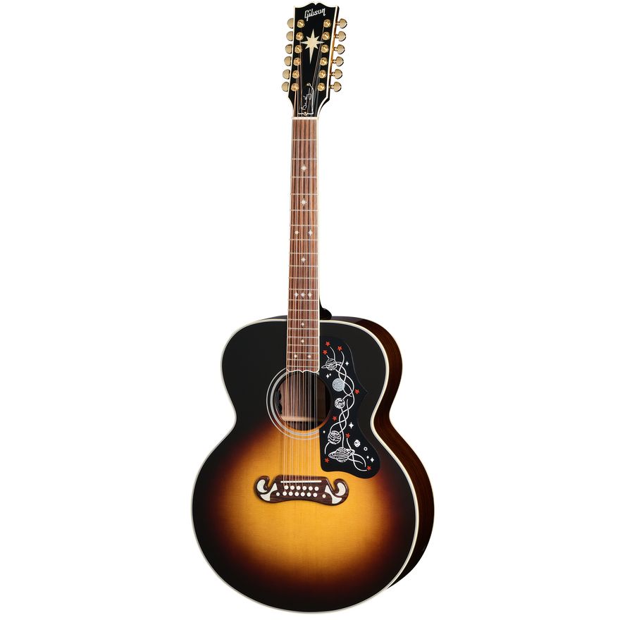 Gibson Custom Brian May SJ-200 12-String, Vintage Sunburst Acoustic Guitar Gibson Custom