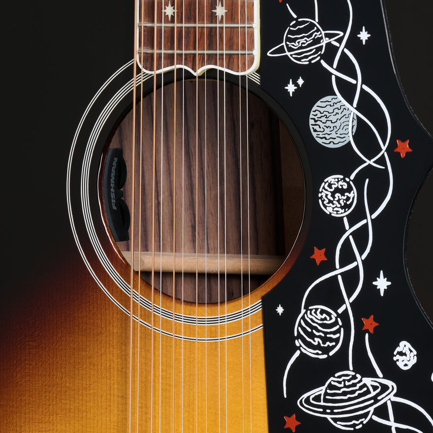 Gibson Custom Brian May SJ-200 12-String, Vintage Sunburst Acoustic Guitar Gibson Custom