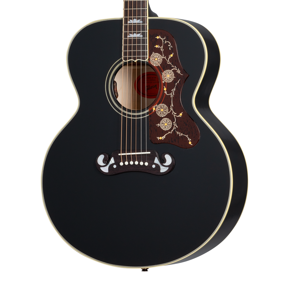 Gibson Custom Elvis SJ-200, Ebony Acoustic Guitar Gibson Custom