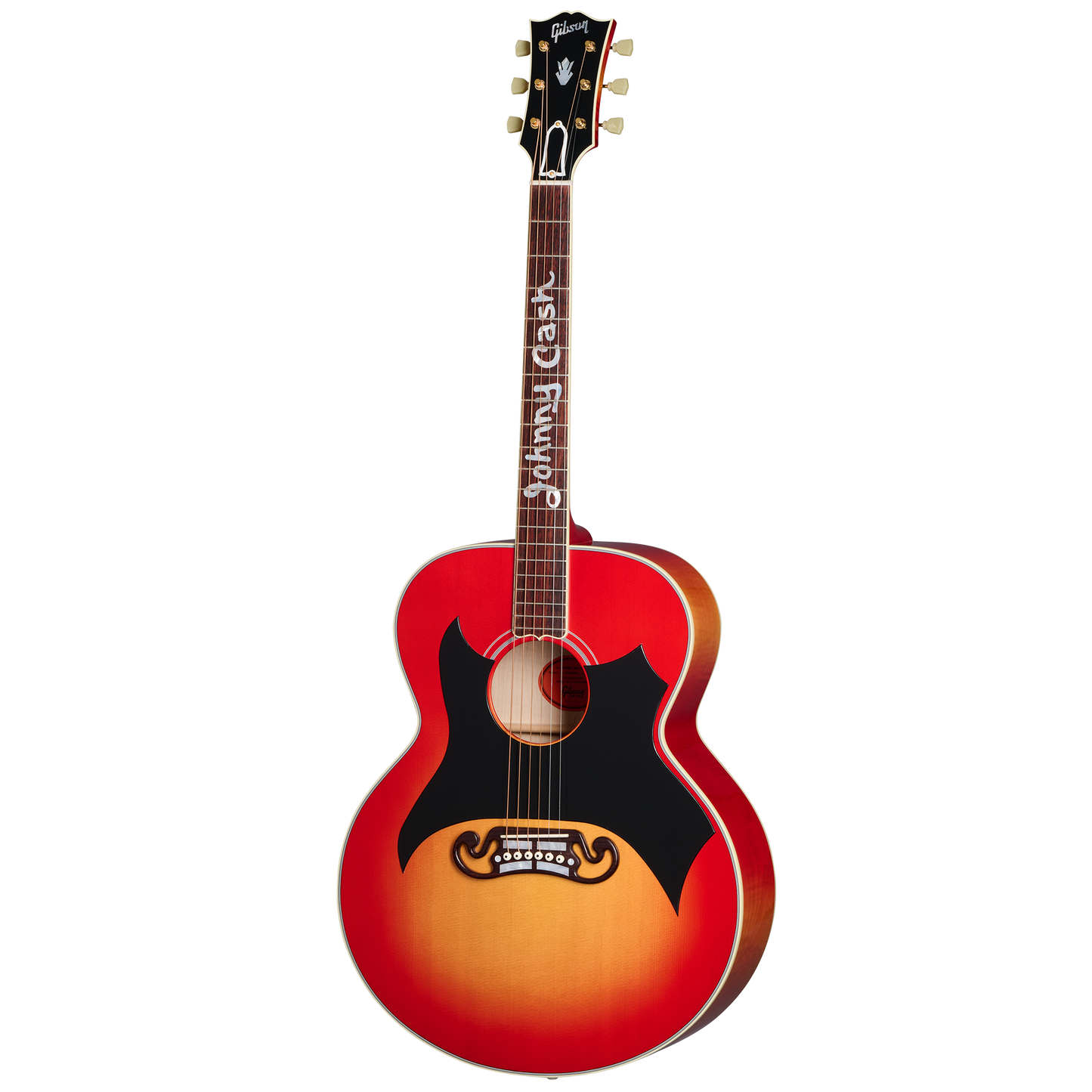 Gibson Custom Johnny Cash SJ-200, Vintage Cherry Sunburst Acoustic Guitar Gibson Custom