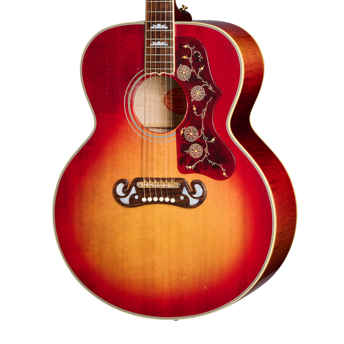 Gibson Custom Jimmy Page 1964 SJ-200 Collector's Edition, Cherry Tea Acoustic Guitar Gibson Custom