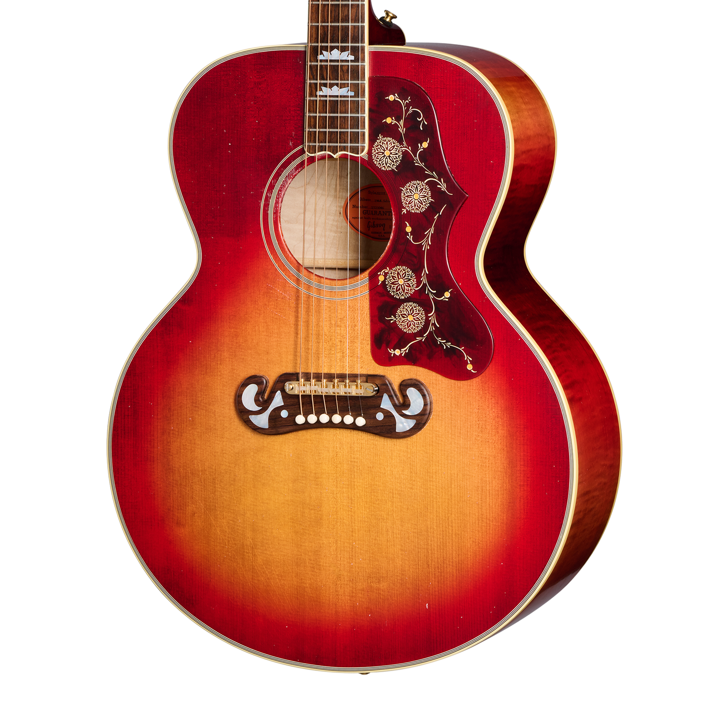 Gibson Custom Jimmy Page 1964 SJ-200, Cherry Tea Acoustic Guitar Gibson Custom