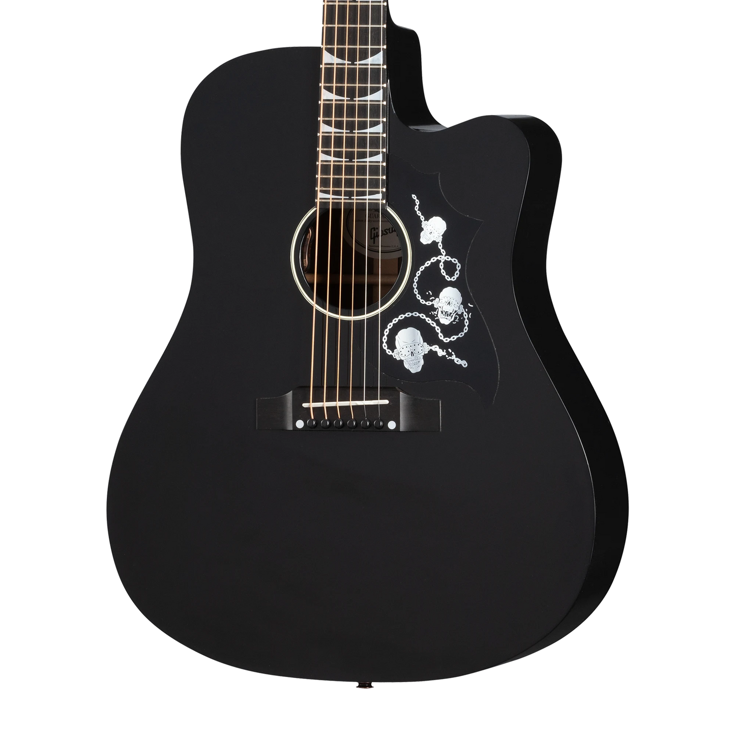 Gibson Dave Mustaine Songwriter, Ebony Acoustic Guitar Gibson