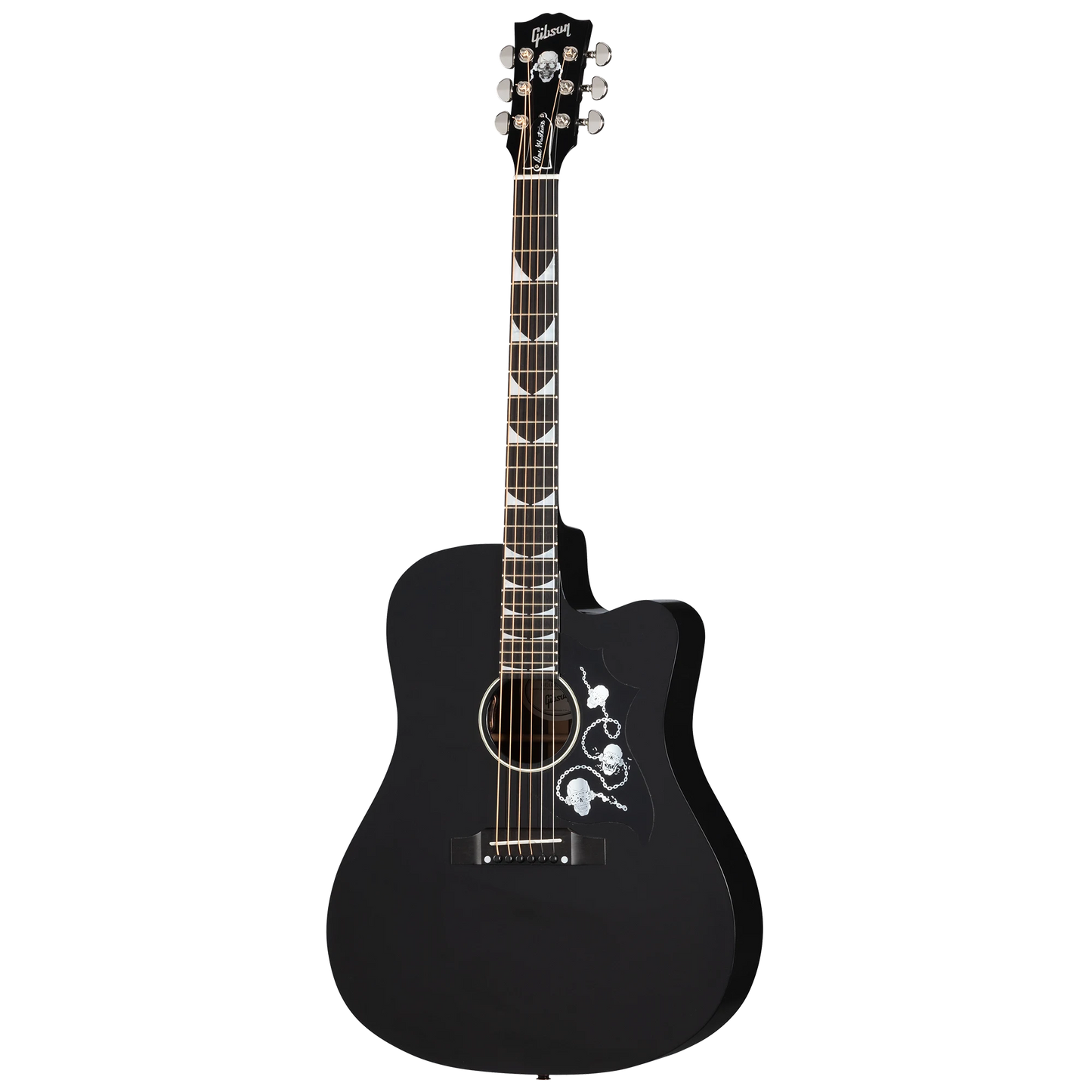 Gibson Dave Mustaine Songwriter, Ebony Acoustic Guitar Gibson