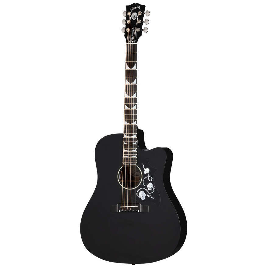 Gibson Dave Mustaine Songwriter, Ebony Acoustic Guitar Gibson