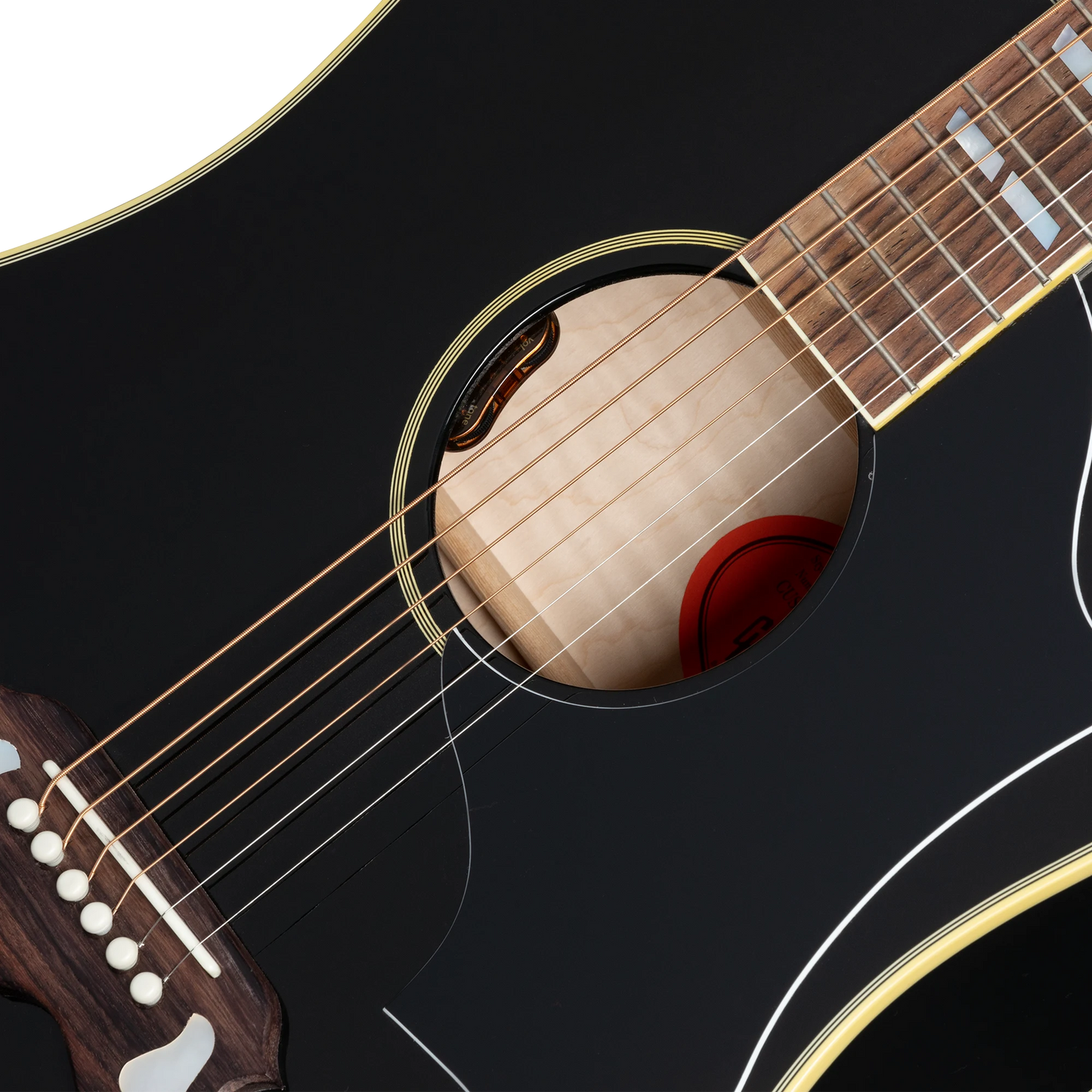 Gibson Custom Elvis Dove, Ebony Acoustic Guitar Gibson Custom