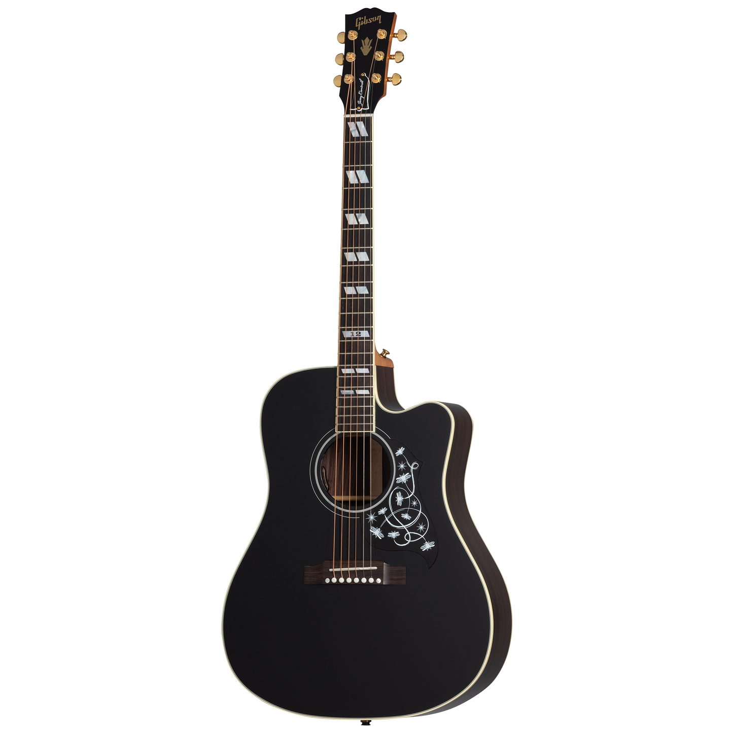 Gibson Jerry Cantrell "Fire Devil" Songwriter, Ebony Acoustic Guitar Gibson