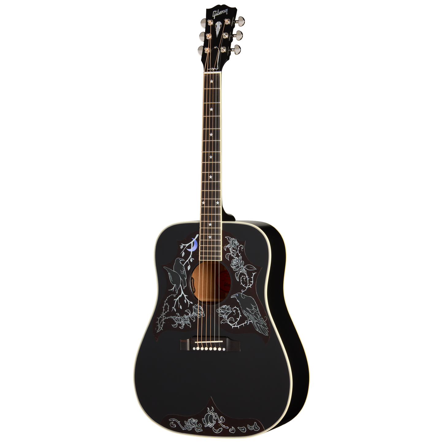 Gibson Custom Kirk Hammett Raven, Ebony Acoustic Guitar Gibson Custom