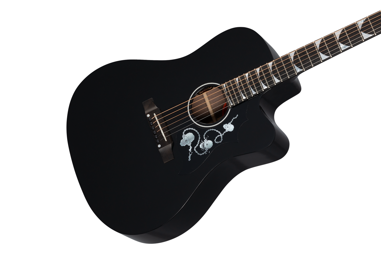 Gibson Dave Mustaine Songwriter, Signed, Ebony Acoustic Guitar Gibson
