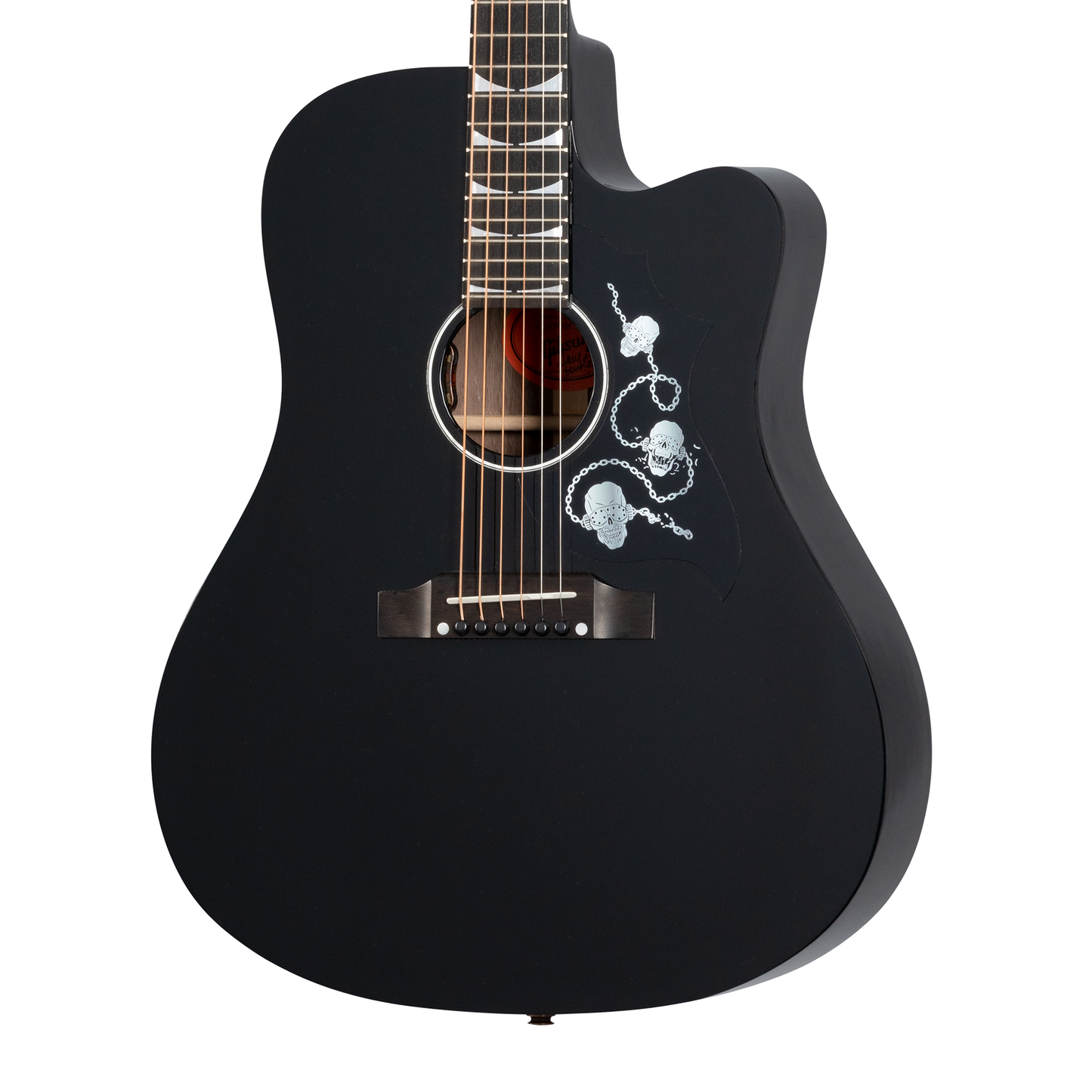 Gibson Dave Mustaine Songwriter, Signed, Ebony Acoustic Guitar Gibson