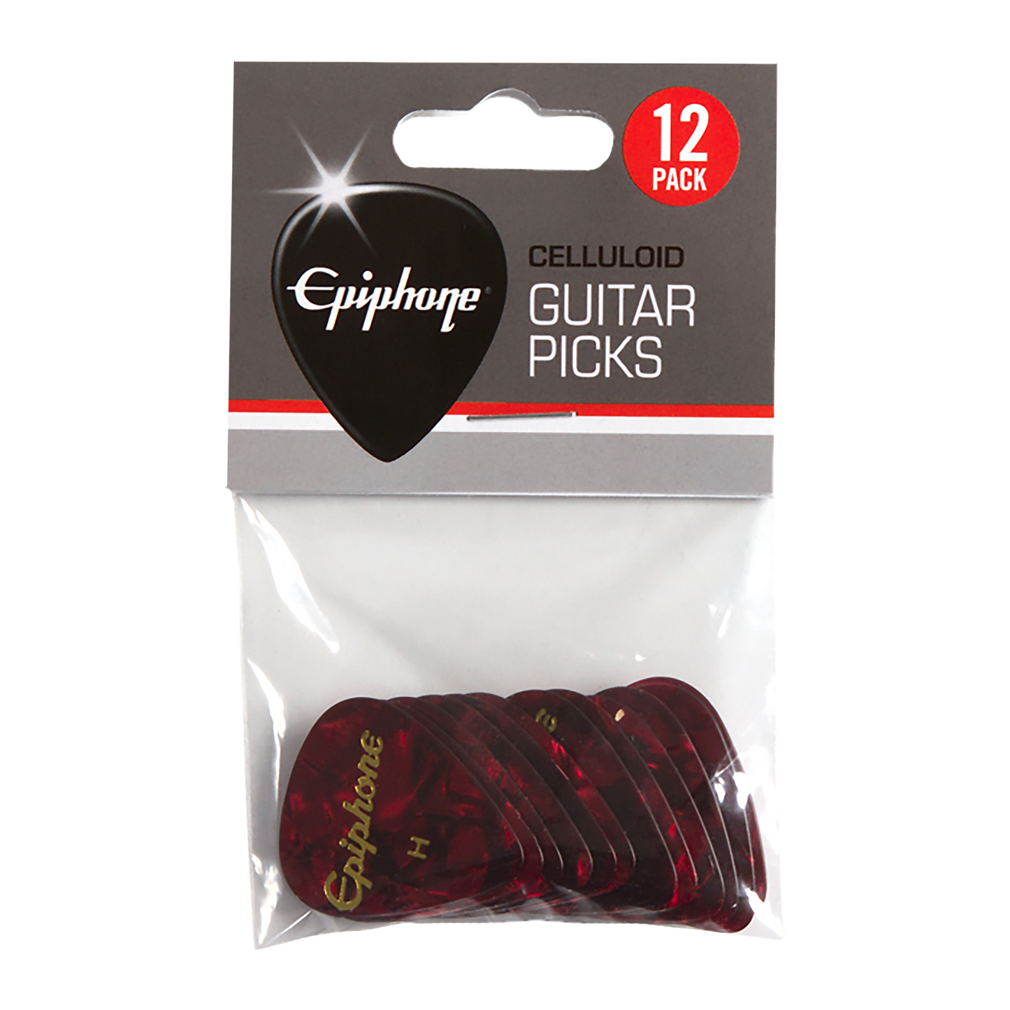 Epiphone Picks, 12-Pack, Heavy Picks Epiphone