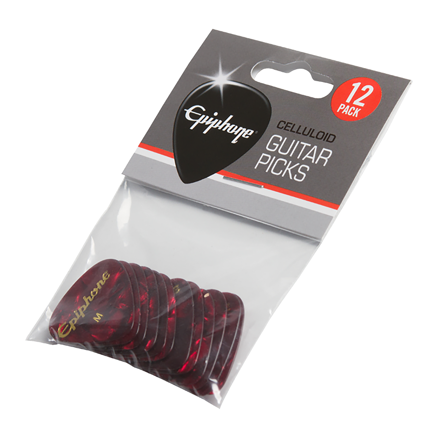 Epiphone Picks, 12-Pack, Medium Picks Epiphone