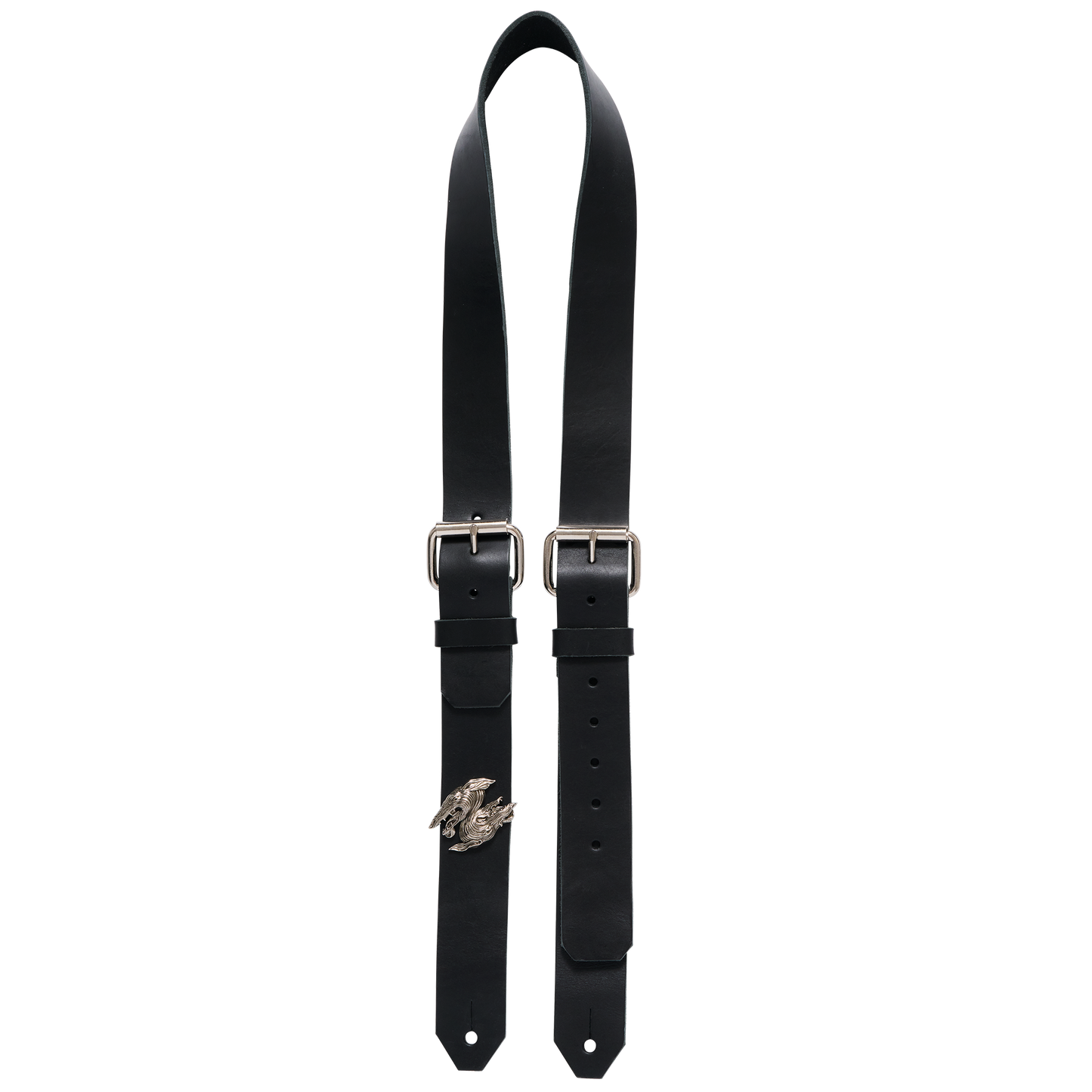 Gibson Adam Jones Leather Guitar Strap + Brooch Combo, Exclusive Strap Gibson