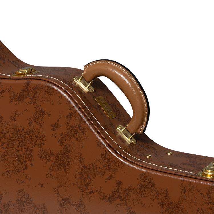 Lifton Historic Hardshell Case, ES-335, Brown/Pink Hardshell Case Lifton