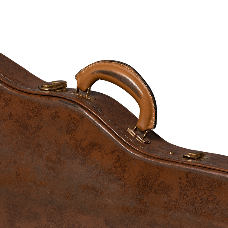 Lifton Historic 5-Latch Hardshell Case, Les Paul, Aged, Brown/Pink Hardshell Case Lifton