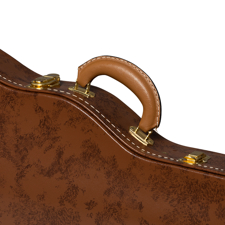 Lifton Historic 5-Latch Hardshell Case, Les Paul, Brown/Pink Hardshell Case Lifton
