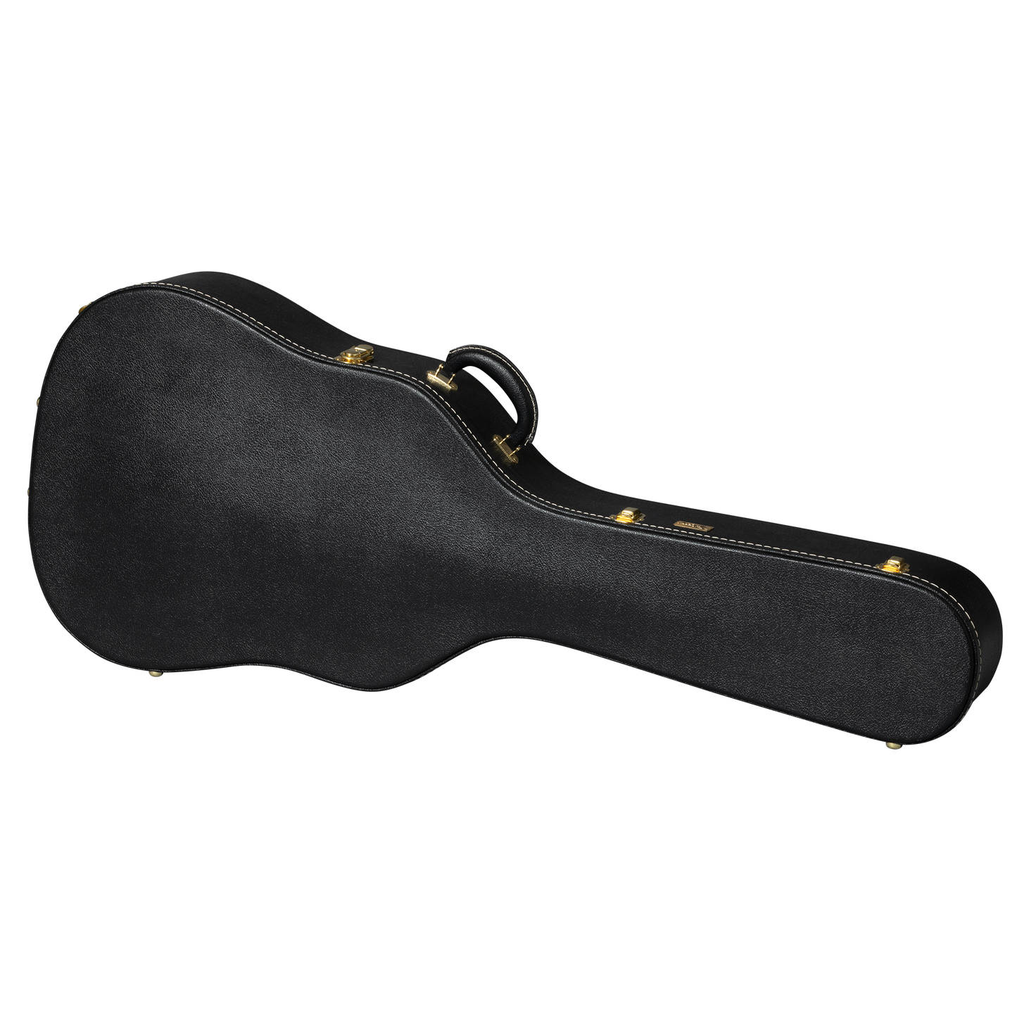 Lifton Historic Hardshell Case, Dreadnought, Black/Goldenrod Hardshell Case Lifton