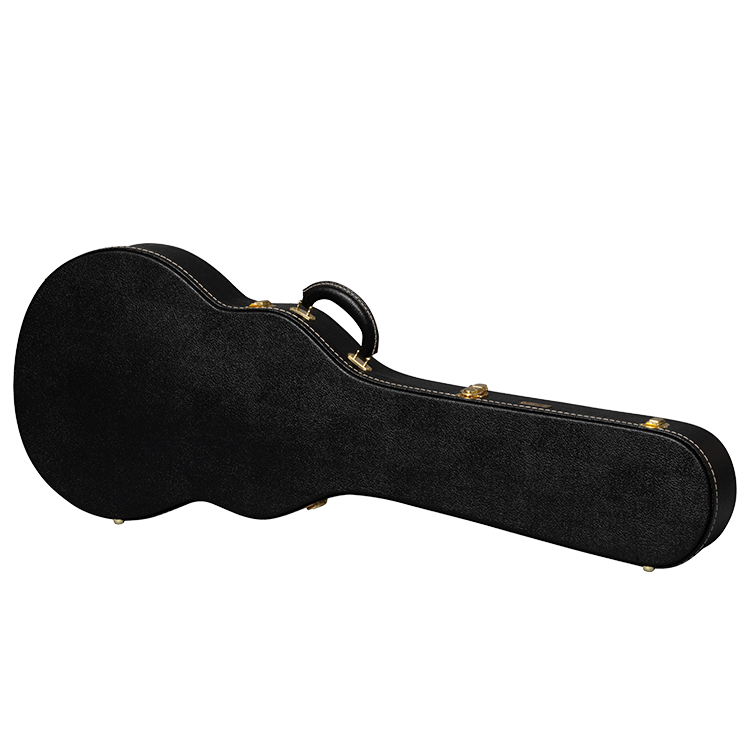 Lifton Historic Hardshell Case, Les Paul, Black/Goldenrod Hardshell Case Lifton