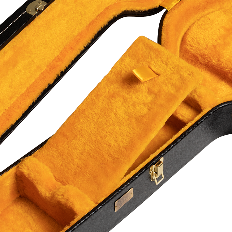 Lifton Historic Hardshell Case, SG, Black/Goldenrod Hardshell Case Lifton