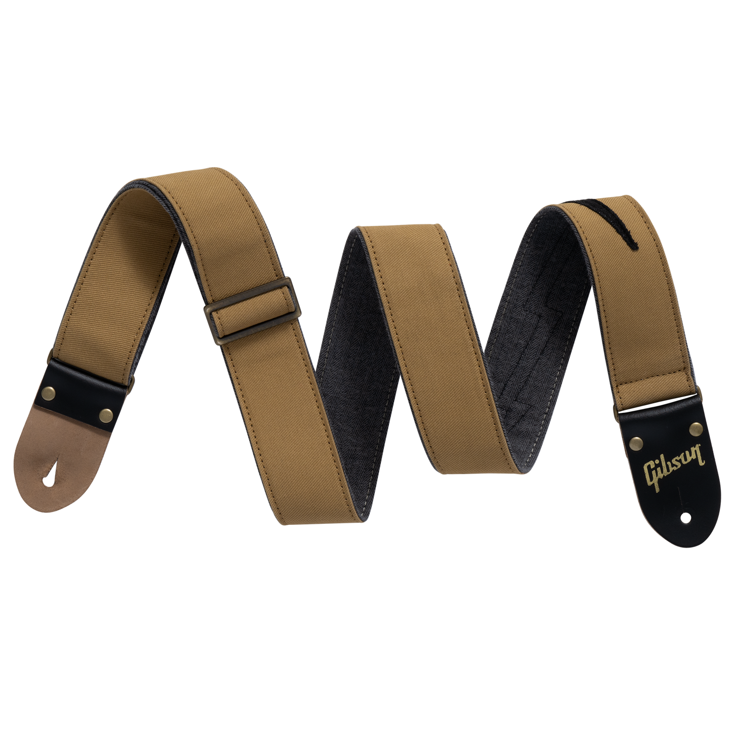 Gibson The Vintage Bolt Guitar Strap Strap Gibson Tan