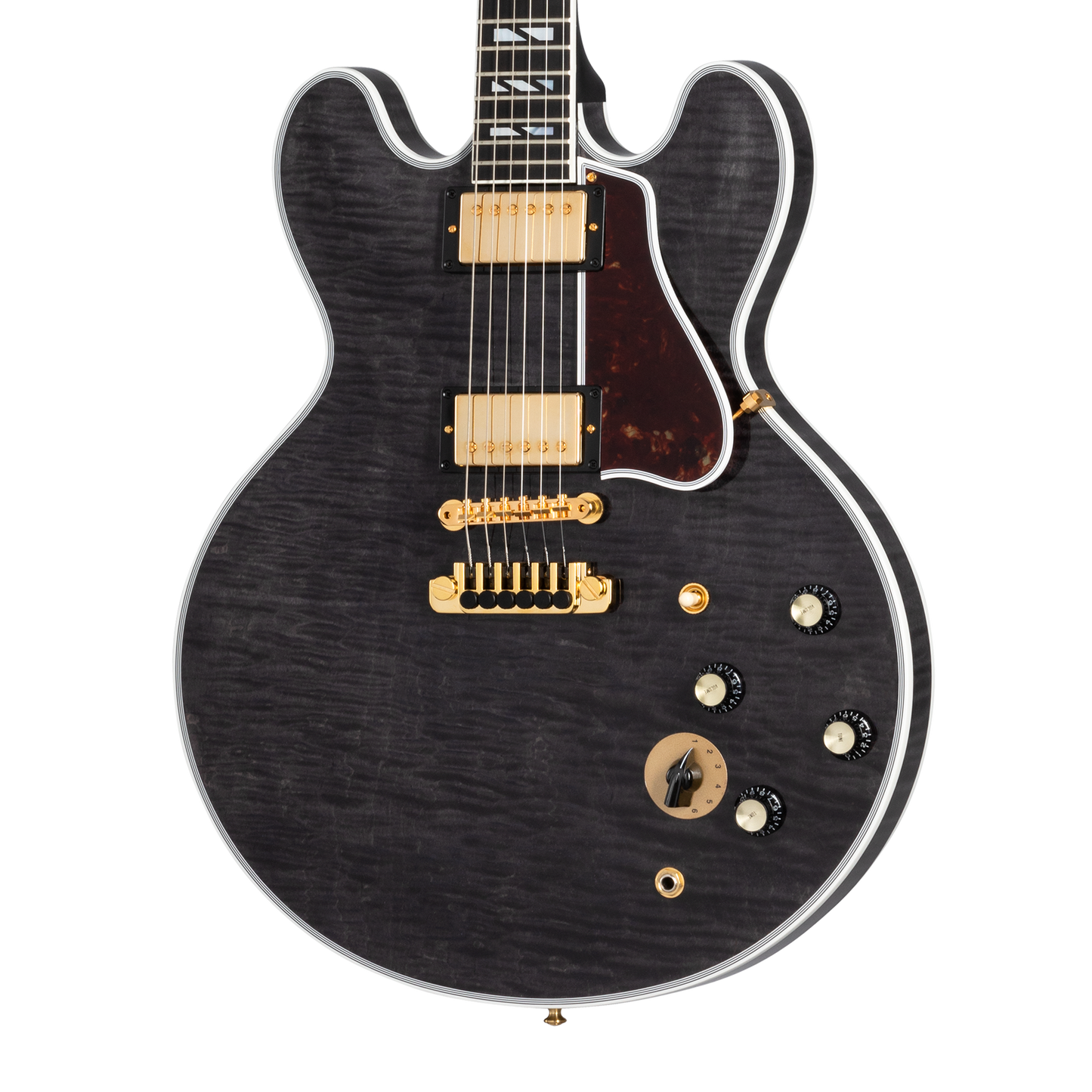 Gibson Custom B.B. King Lucille Legacy, Transparent Ebony Electric Guitar Gibson Custom
