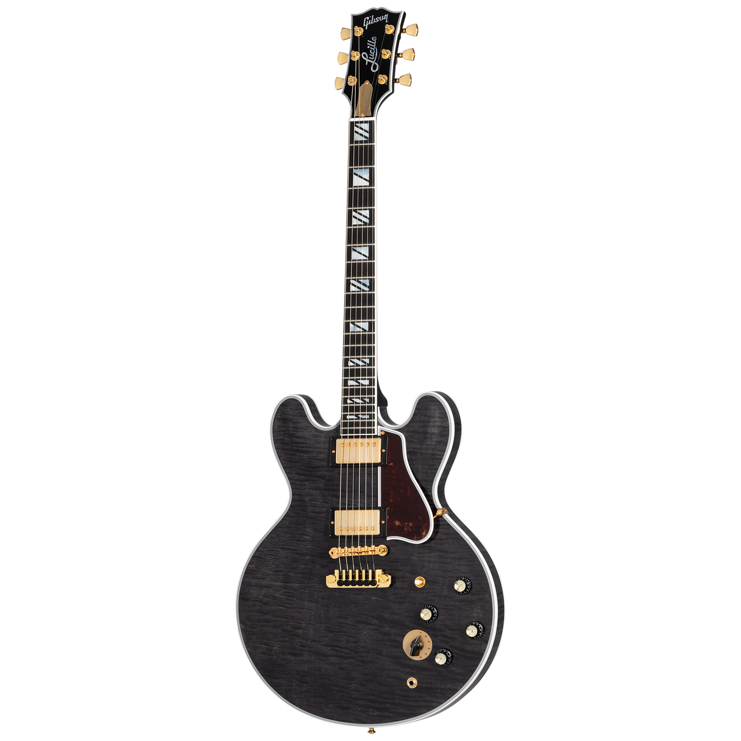 Gibson Custom B.B. King Lucille Legacy, Transparent Ebony Electric Guitar Gibson Custom