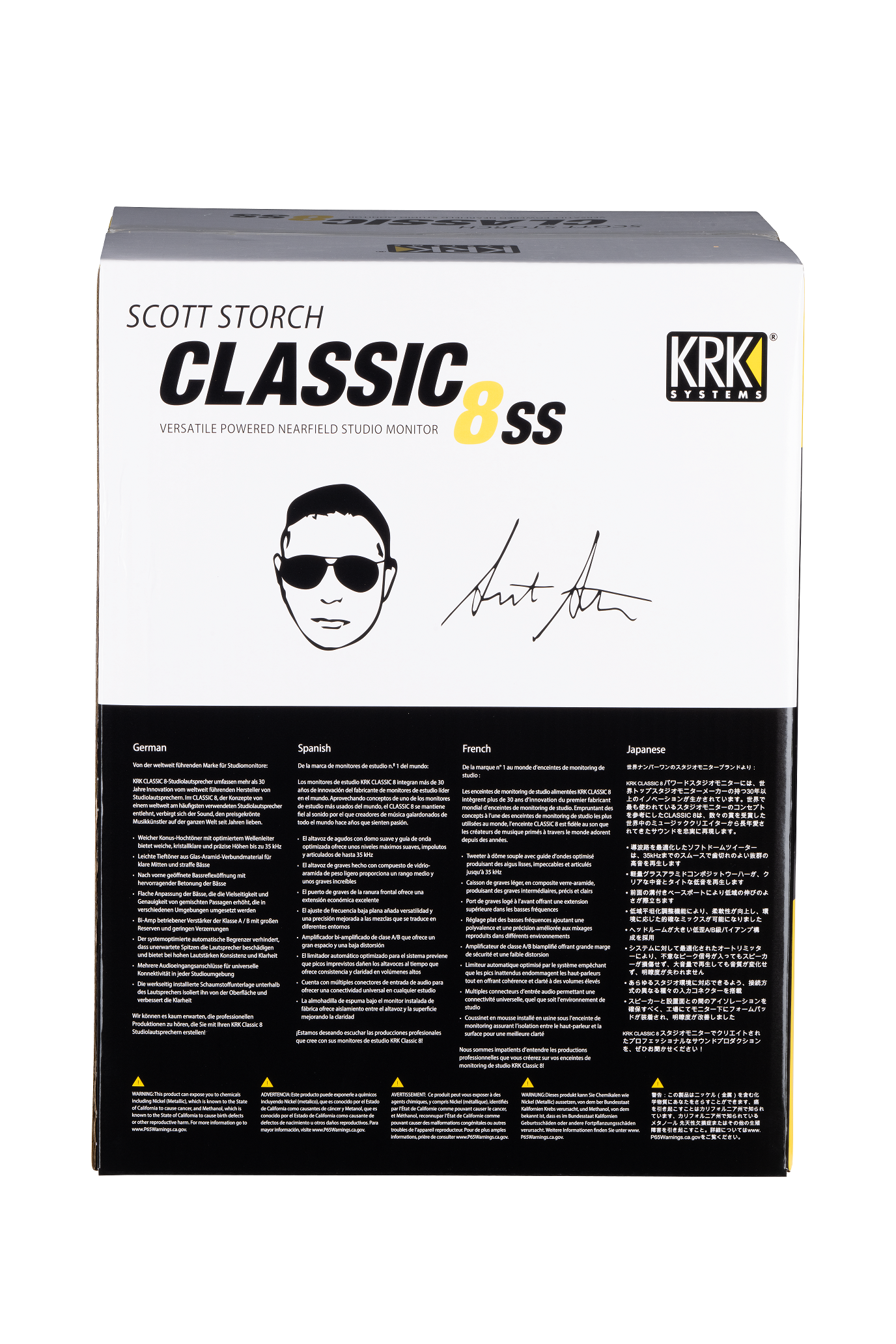 KRK Scott Storch Classic 8 Studio Monitor EU Studio Monitors KRK