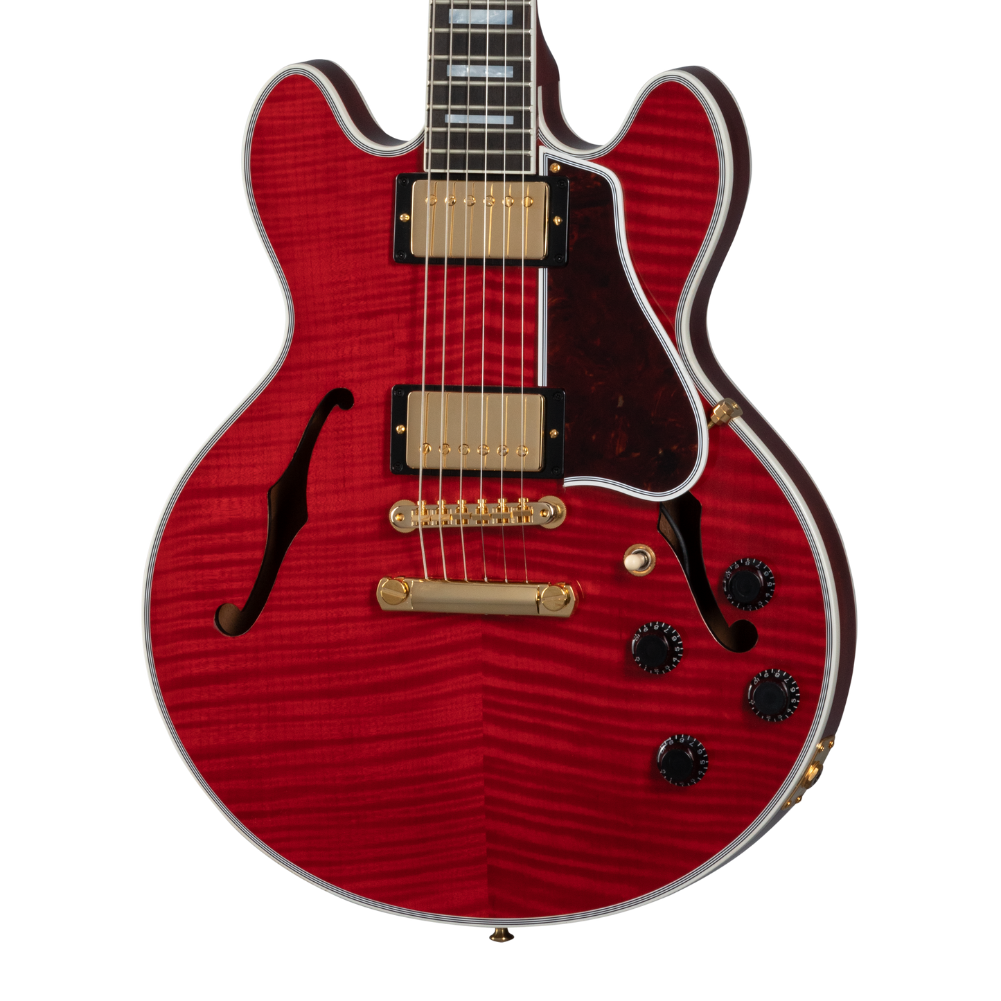 Gibson Custom CS-356 Figured Top, Faded Cherry Electric Guitar Gibson Custom
