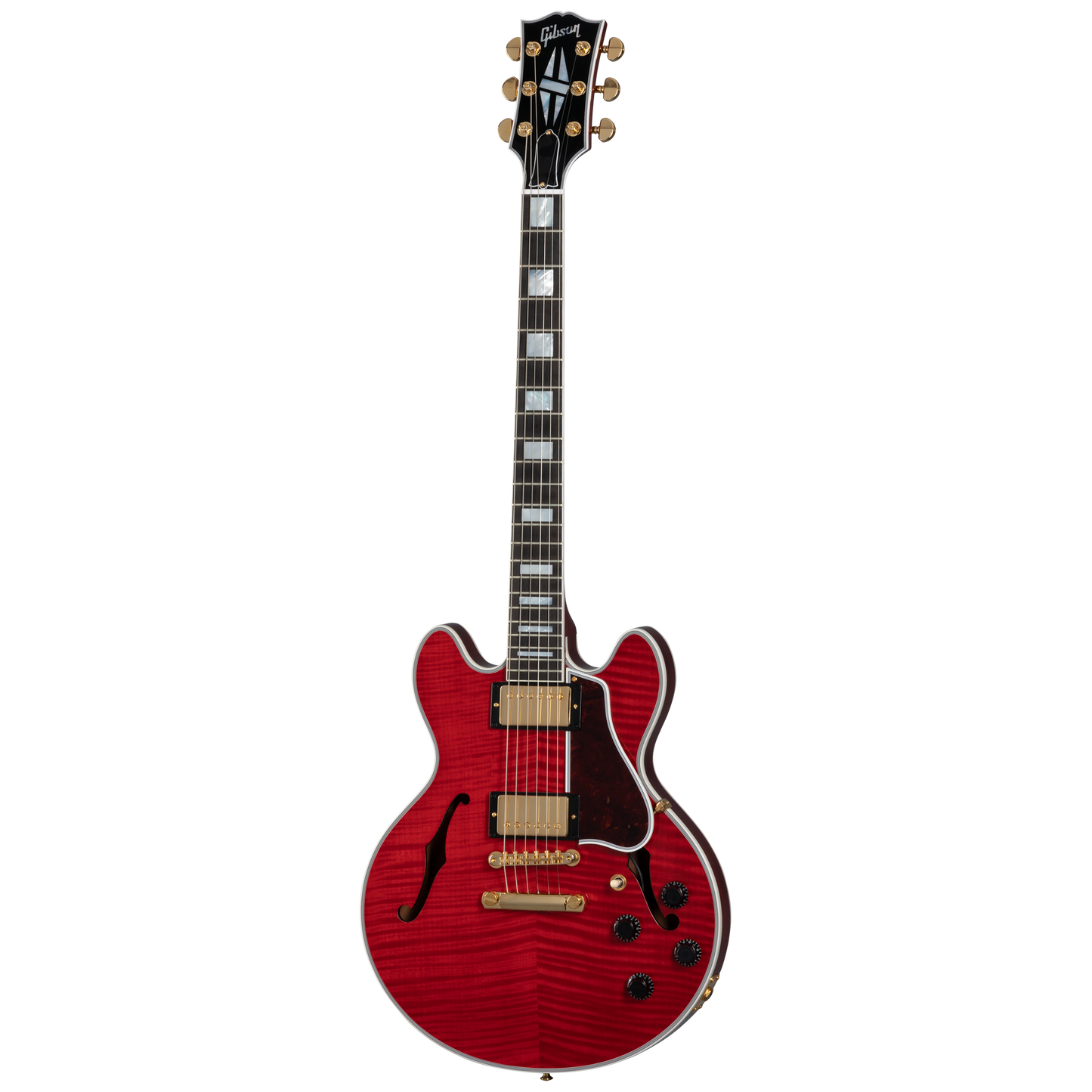 Gibson Custom CS-356 Figured Top, Faded Cherry Electric Guitar Gibson Custom