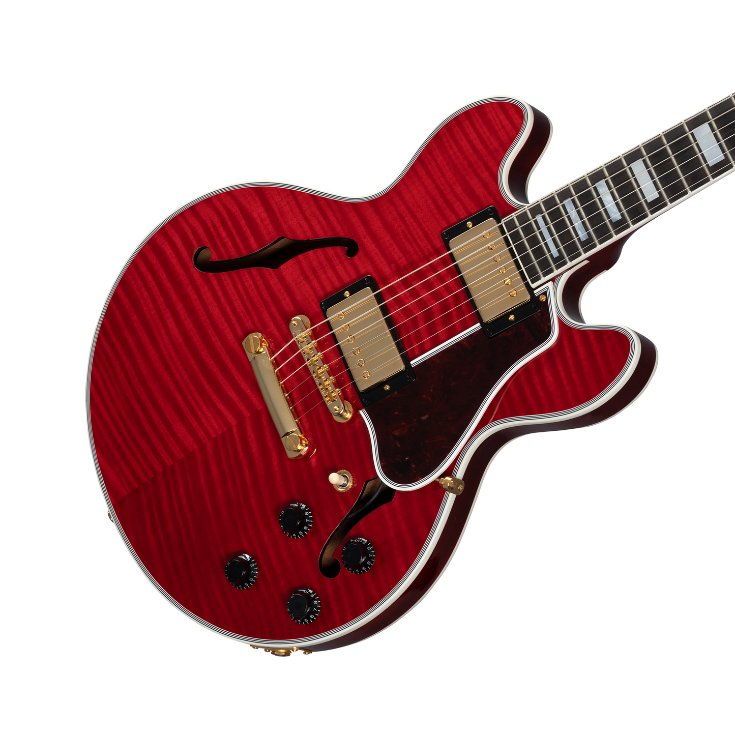 Gibson Custom CS-356 Figured Top, Faded Cherry Electric Guitar Gibson Custom