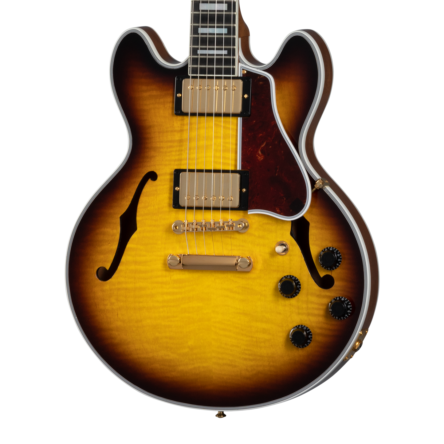 Gibson Custom CS-356 Figured Top, Vintage Sunburst Electric Guitar Gibson Custom