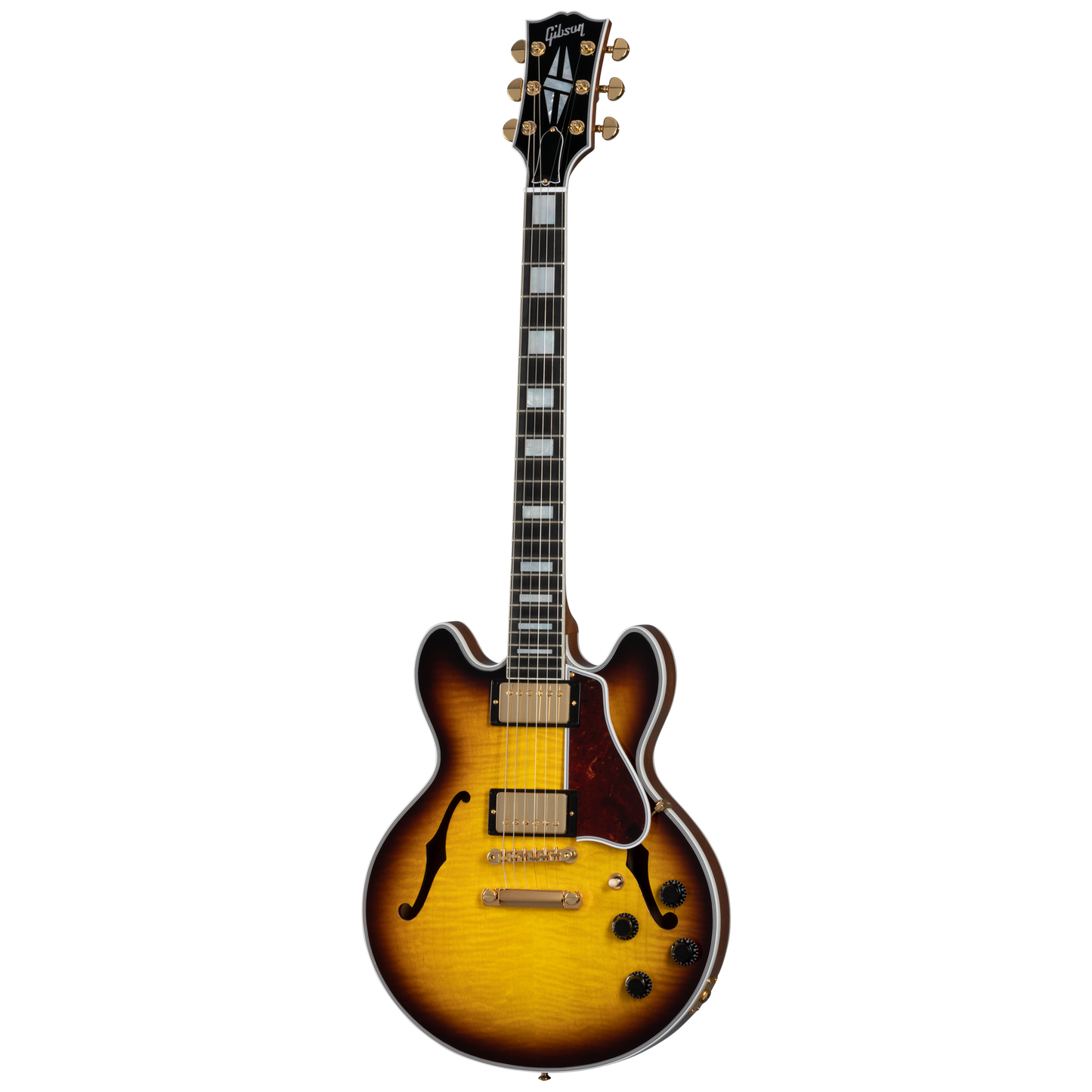 Gibson Custom CS-356 Figured Top, Vintage Sunburst Electric Guitar Gibson Custom