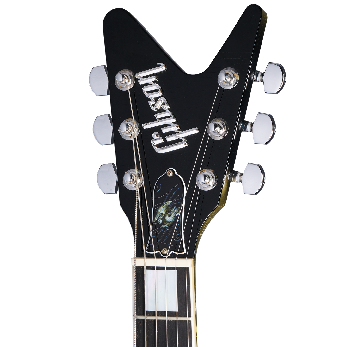 Gibson Custom Adam Jones Flying V Collector's Edition, Reverse Antique Silverburst Electric Guitar Gibson Custom