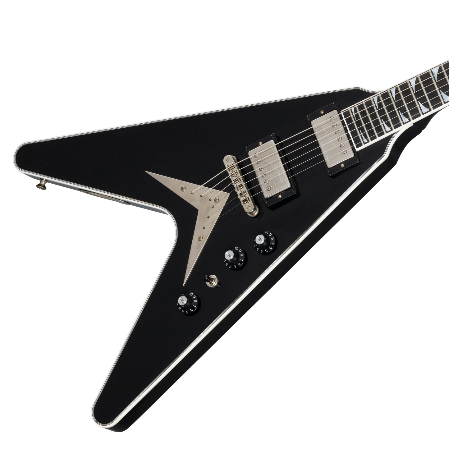 Gibson Custom Dave Mustaine Flying V EXP Limited Edition, Ebony VOS Electric Guitar Gibson Custom