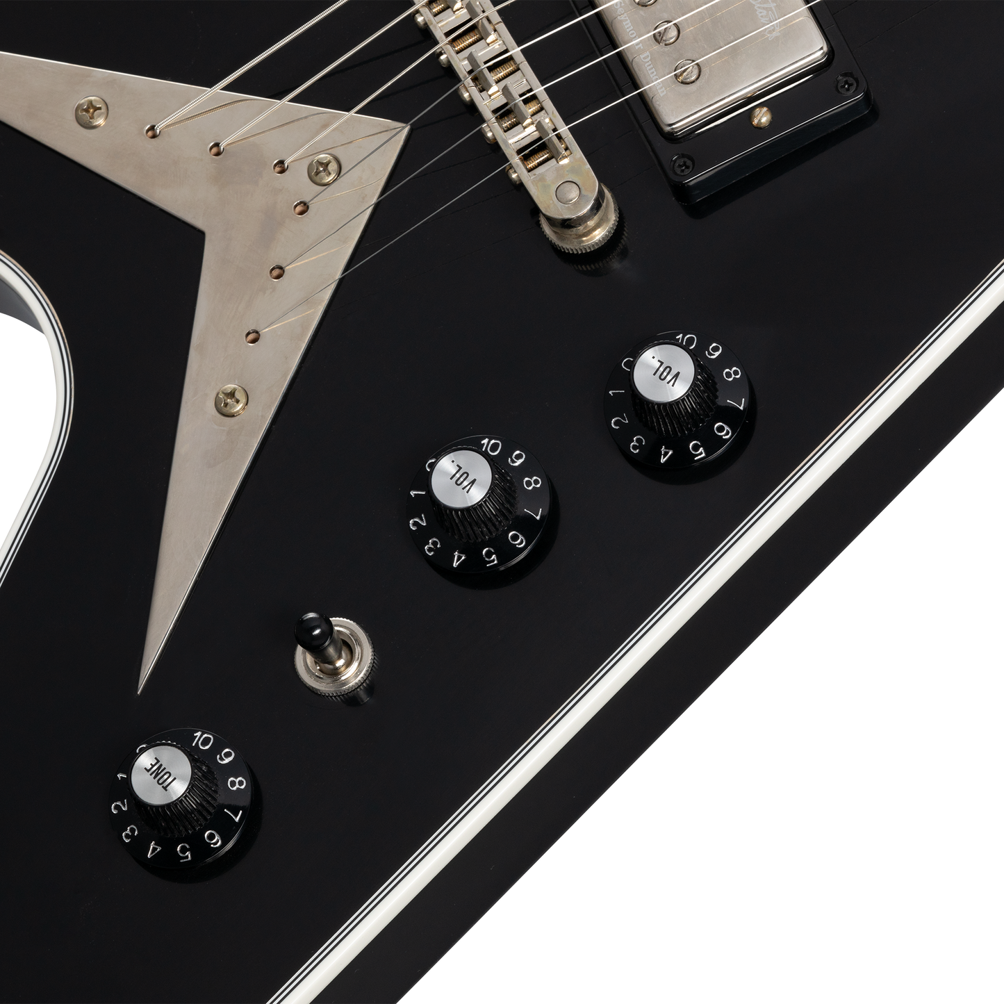 Gibson Custom Dave Mustaine Flying V EXP Limited Edition, Ebony VOS Electric Guitar Gibson Custom