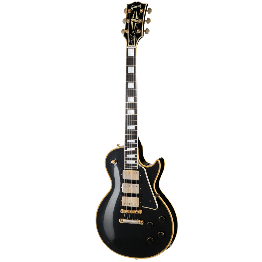 Gibson Custom Eric Clapton 1958 Les Paul Custom, Ebony Electric Guitar Gibson Custom