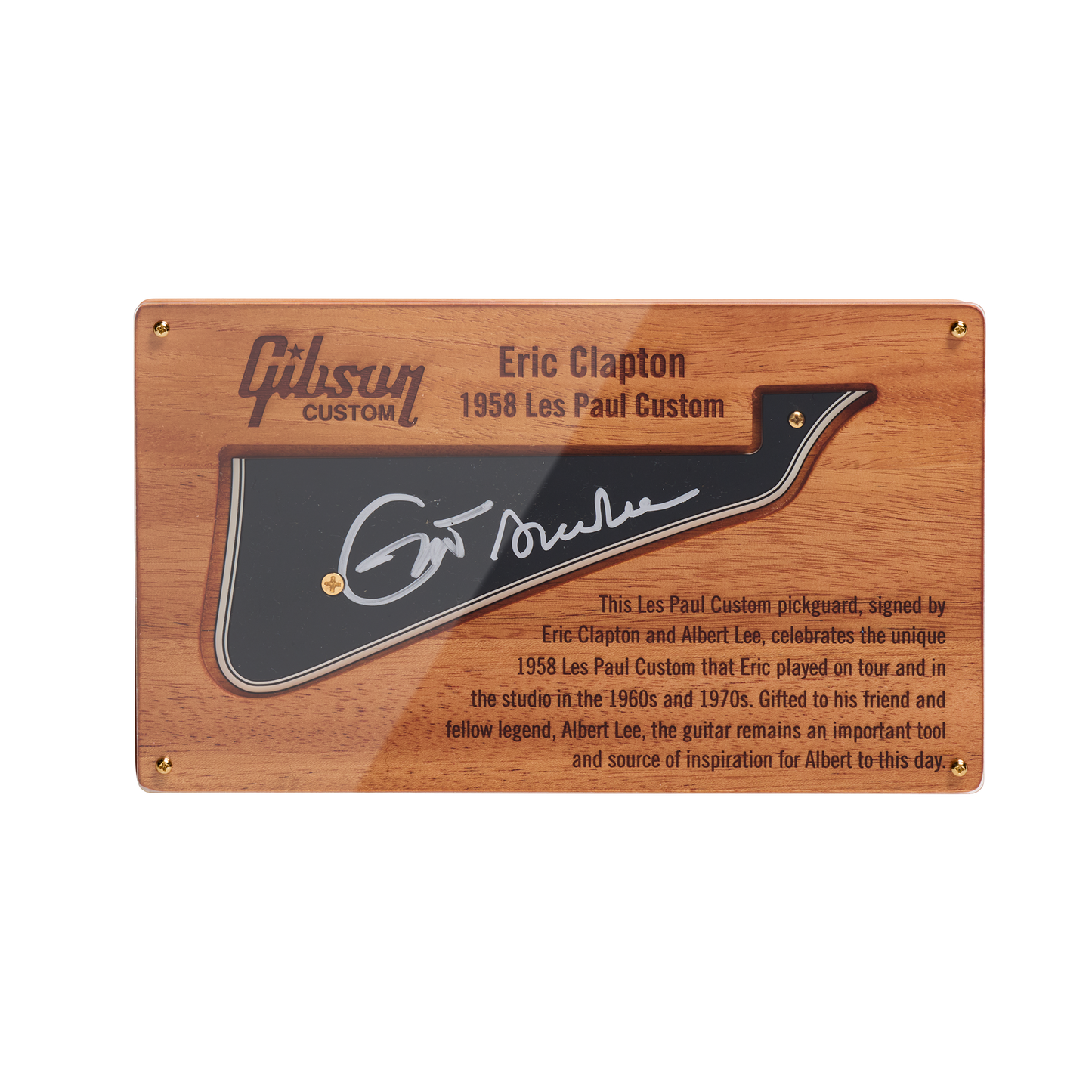 Gibson Custom Eric Clapton 1958 Les Paul Custom, Ebony Electric Guitar Gibson Custom