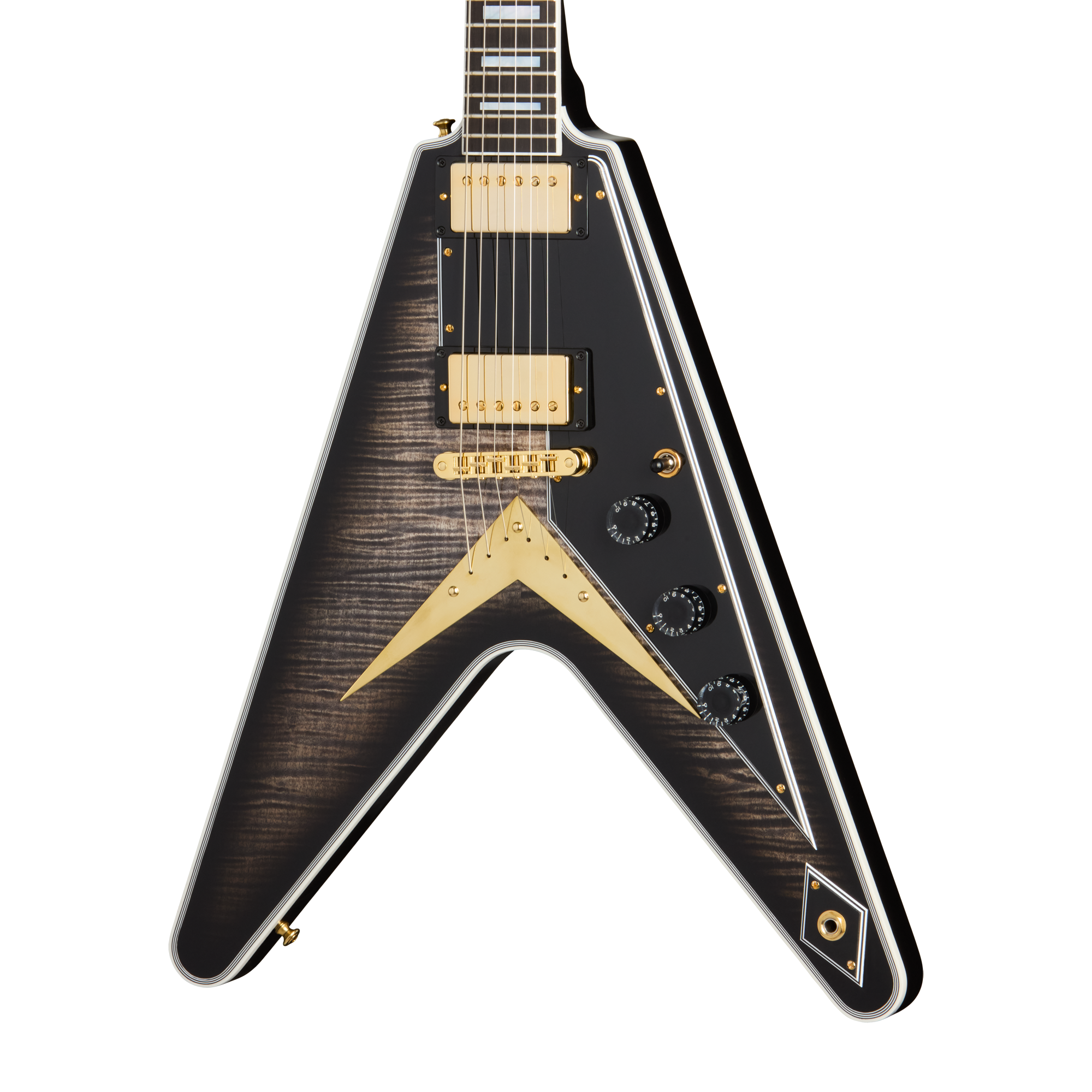 Gibson Custom Flying V Custom Figured Top, VOS, Cobra Burst Gibson Custom Flying V Custom Figured Top, VOS, Cobra Burst