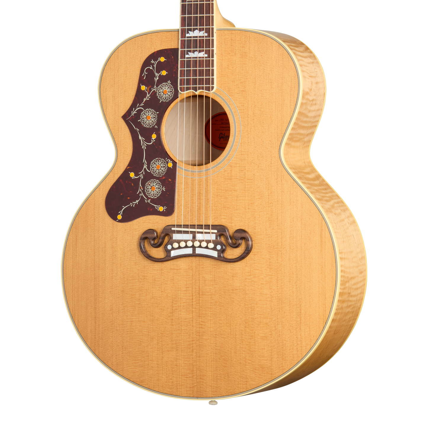Gibson Custom 1957 SJ-200 Reissue, Left-Handed, Antique Natural Acoustic Guitar Gibson Custom