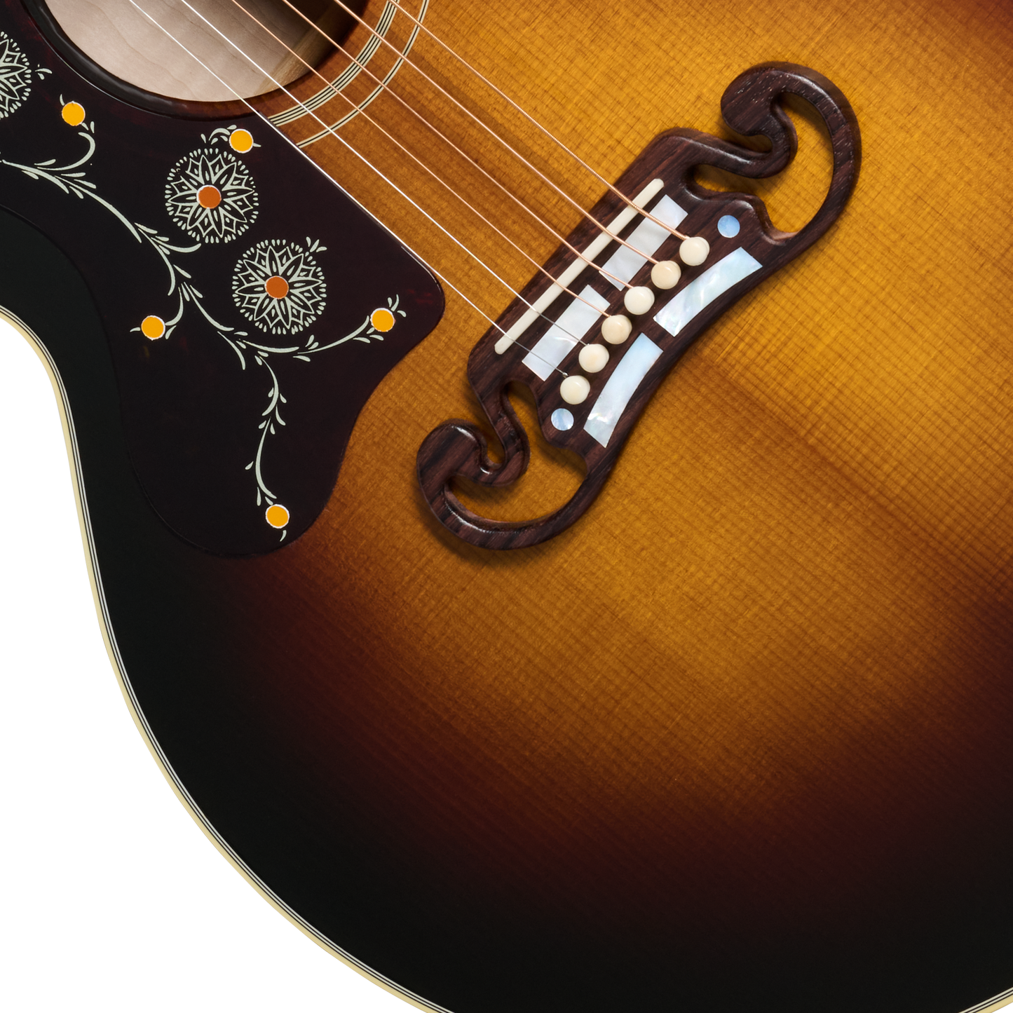 Gibson Custom 1957 SJ-200 Reissue, Left-Handed, Vintage Sunburst Acoustic Guitar Gibson Custom