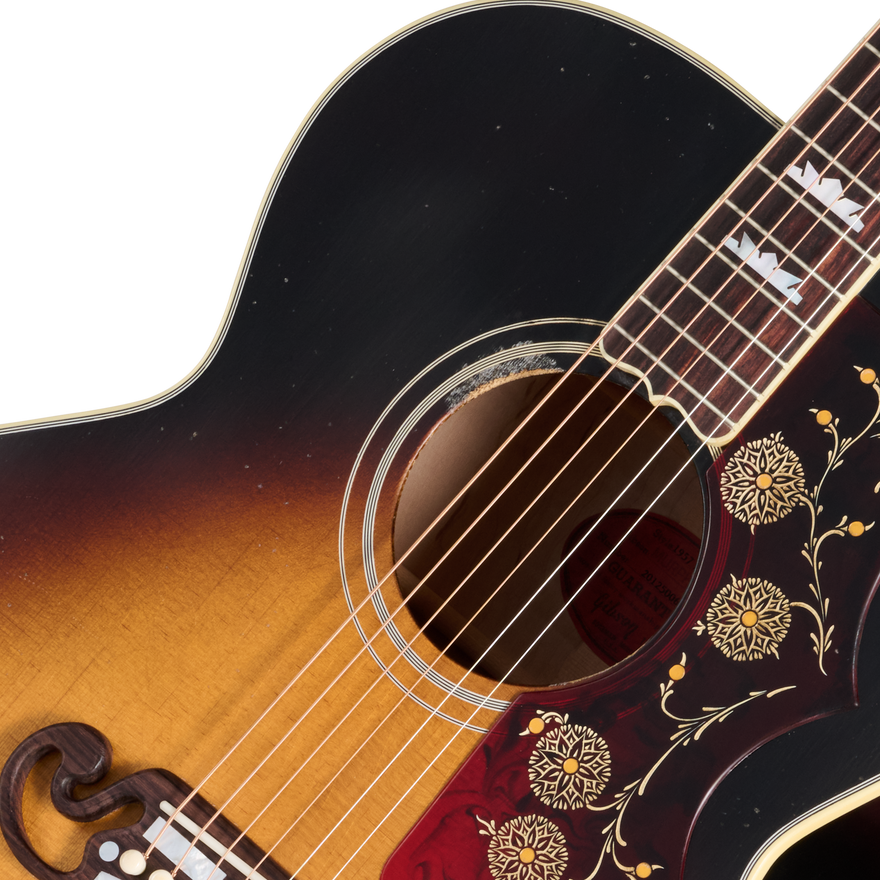 Gibson Custom 1957 SJ-200 Reissue, Light Aged, Vintage Sunburst Acoustic Guitar Gibson Custom