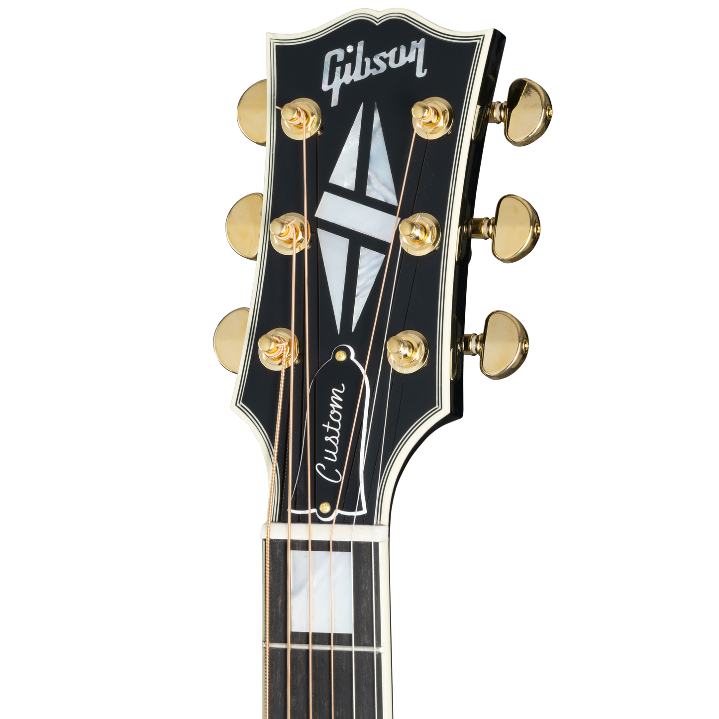 Gibson Custom SJ-200 Custom, Ebony Acoustic Guitar Gibson Custom