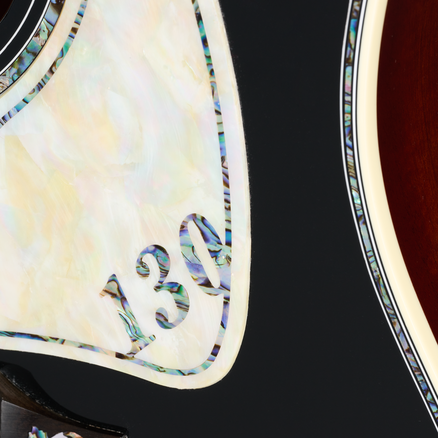 Gibson Custom J-45 Orville Artisan 130th Anniversary Limited Edition, Ebony, Exclusive Acoustic Guitar Gibson Custom