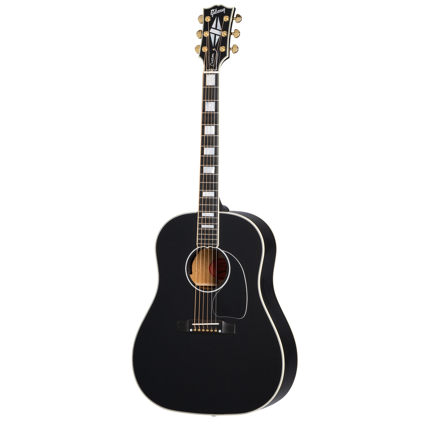 Gibson Custom J-45 Custom, Ebony Acoustic Guitar Gibson Custom