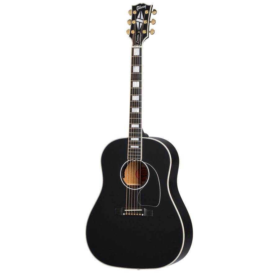 Gibson Custom J-45 Custom, Ebony Acoustic Guitar Gibson Custom