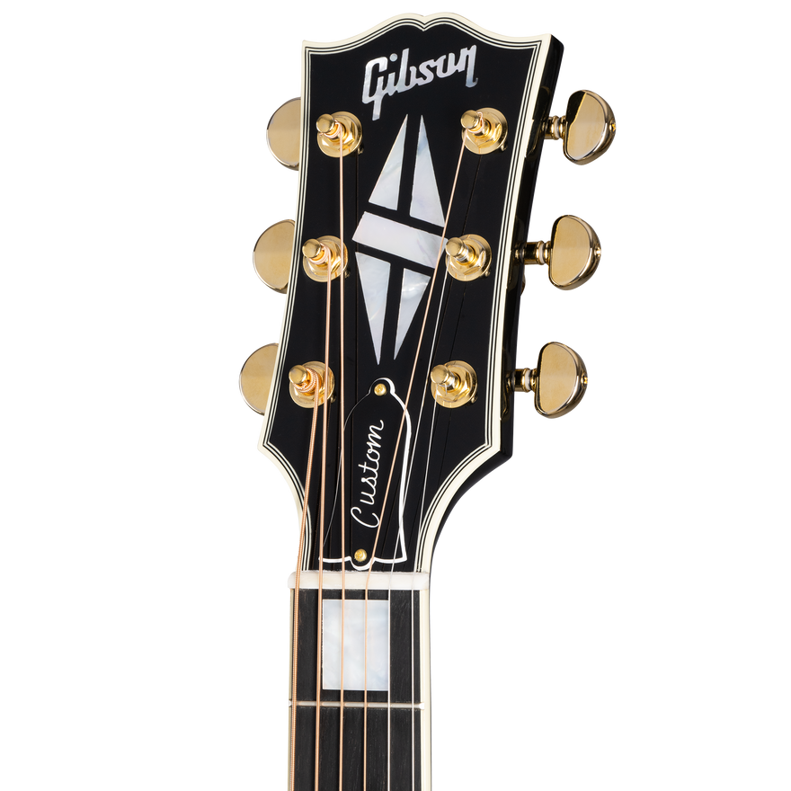 Gibson Custom J-45 Custom, Ebony Acoustic Guitar Gibson Custom
