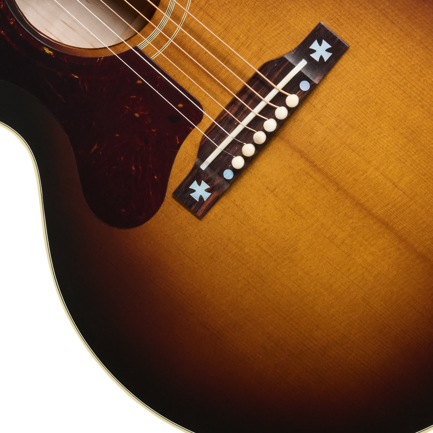 Gibson Custom 1952 J-185 Reissue, Left-Handed, Vintage Sunburst Acoustic Guitar Gibson Custom